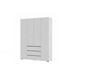 Шкаф 4х створчатый с ящиками Хелен ШК-05 белый ( 2 варианта цвета) фабрика Стендмебель