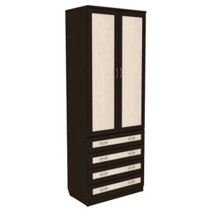 Шкаф для белья со штангой и ящиками арт. 103 система Гарун (6 вариантов цвета)