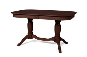 Стол обеденный раздвижной из массива дерева Арго Dark OAK (Dark OAK/Венге/Орех/Палисандр) Мебель-Класс