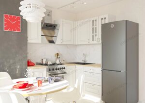 Угловая кухня Бостон 33 - 1,51,4 м - акация белая/акация графит (варианты цвета) фабрика Интермебель