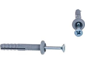 Дюбель-гвоздь 6х40 мм полипропилен гриб (10 шт в зип-локе) STARFIX
