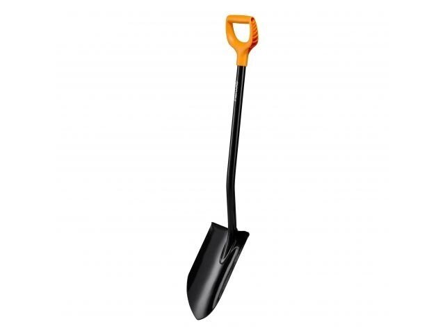 Лопата штыковая с удлиненным лезвием  XL Blade FISKARS (черная) от компании ИнструментМастер - Магазин строительной и садовой техники - фото 1