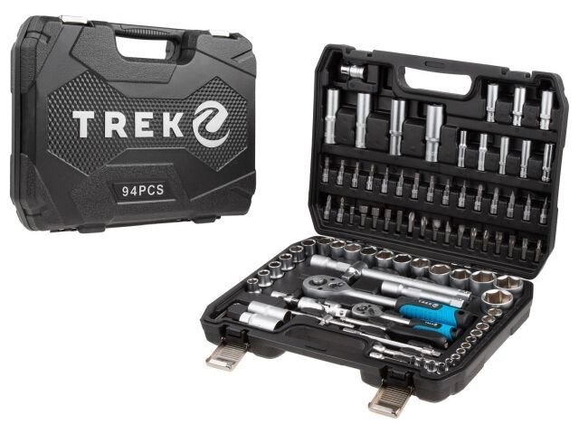 Набор головок и бит 94пр. TREK (1/4", 1/2", 6 граней) от компании ИнструментМастер - Магазин строительной и садовой техники - фото 1