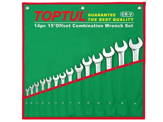 Набор ключей комбинир. 8-32мм 14шт TOPTUL от компании ИнструментМастер - Магазин строительной и садовой техники - фото 1