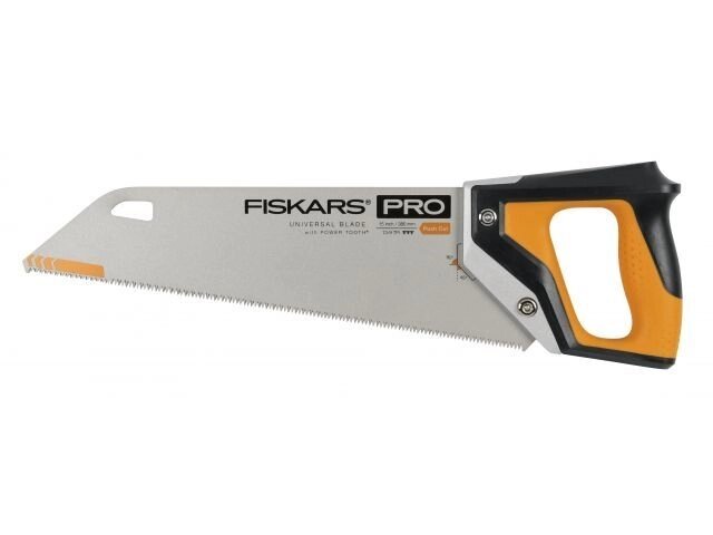 Ножовка по дереву PowerTooth 380мм 9 зубьев на дюйм FISKARS от компании ИнструментМастер - Магазин строительной и садовой техники - фото 1