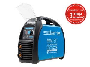 Инвертор сварочный SOLARIS MMA-211 (230В, 20-210 А, 70В, электроды диам. 1.6-4.0 мм, вес 3.9 кг) в Могилевской области от компании ИнструментМастер - Магазин строительной и садовой техники