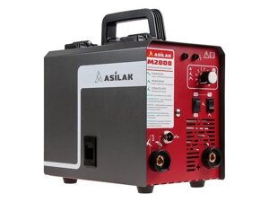 Полуавтомат сварочный ASILAK M2000 (230В, 20-180 А, 80В, FLUX/MMA/TIG LIFT, байонетный разъем, без подкл. газа)