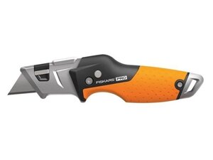 Нож строительный складной, со сменным лезвием CarbonMax FISKARS в Могилевской области от компании ИнструментМастер - Магазин строительной и садовой техники