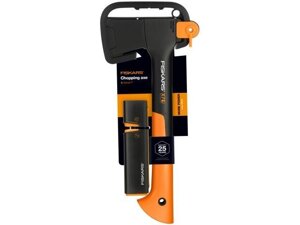 Топор универсальный X7 FISKARS + точилка (комплект) в Могилевской области от компании ИнструментМастер - Магазин строительной и садовой техники