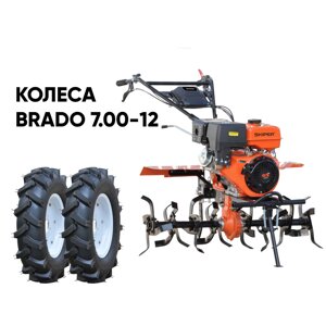 Мотоблок SKIPER SP-1800S + колеса BRADO 7.00-12