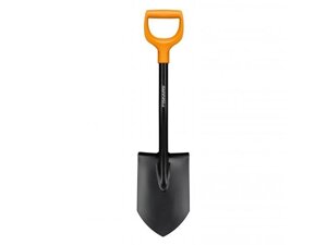 Лопата штыковая укороченная Solid FISKARS (длина:790мм, ширина:95мм)