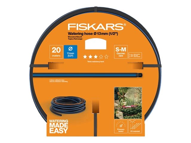 Шланг поливочный 1/2" 20м FISKARS Q3 от компании ИнструментМастер - Магазин строительной и садовой техники - фото 1