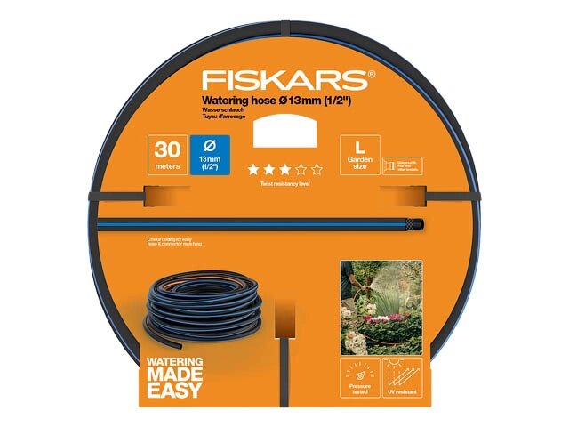 Шланг поливочный 1/2" 30м FISKARS Q3 от компании ИнструментМастер - Магазин строительной и садовой техники - фото 1