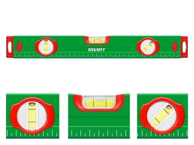Уровень 400мм магнитный ВОЛАТ от компании ИнструментМастер - Магазин строительной и садовой техники - фото 1