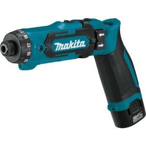 Аккум. шуруповерт MAKITA DF 012 DSE в чем. (7.2 В, 1 акк., 1.5 А/ч Li-Ion, 1 скор., 6 Нм, шурупы до 6 мм)