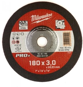Отрезной диск по металлу 180х3х22.2 Milwaukee SC42 4932451497