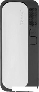 Абонентское аудиоустройство Cyfral Unifon Smart B (черный, с белой трубкой)