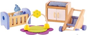 Аксессуары для кукольного домика Hape Комната для малыша E3459-HP