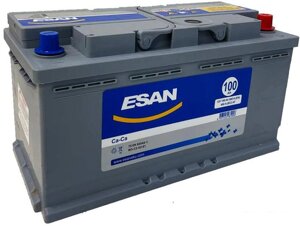 Автомобильный аккумулятор ESAN 100 R+100 А·ч)