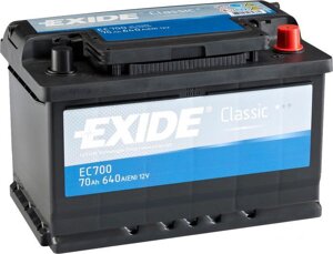 Автомобильный аккумулятор Exide Classic EC700 (70 А/ч)