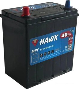 Автомобильный аккумулятор Hawk Asia 40 JL+ HSMF-42B19FR