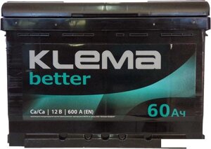 Автомобильный аккумулятор Klema Better 6CТ-60А (0) (60 А·ч)