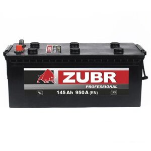 Автомобильный аккумулятор Zubr Professional L+145 А·ч)