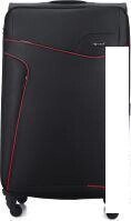Чемодан-спиннер Solier STL1651 79 см (XL, черный/красный)