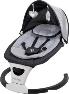 Детские шезлонги и качалки Amarobaby Teddy Swing AB24-22TED/09 (черный)