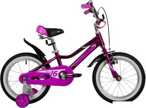 Детский велосипед Novatrack Novara 16 2022 165ANOVARA. VL22 (фиолетовый)