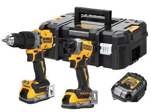 DeWalt DCK2050E2T-GB (шуруповерт, винтоверт, 2 АКБ, кейс)