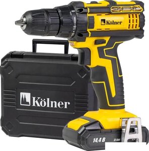 Дрель-шуруповерт Kolner KCD 14.4/2LC (с 2-мя АКБ)