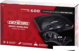 Игровая приставка Retro Genesis Remix Wireless 8+16 Bit (2 геймпада, 600 игр)