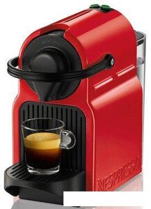 Капсульная кофеварка Nespresso Inissia C40 (красный)