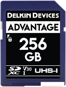 Карта памяти Delkin Devices SDXC Advantage UHS-I 256GB