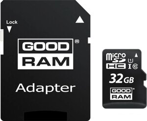 Карта памяти goodram M1aa microsdhc M1aa-0320R12 32GB (с адаптером)