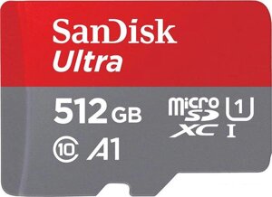 Карта памяти sandisk ultra sdsquac-512G-GN6mn microsdxc 512GB