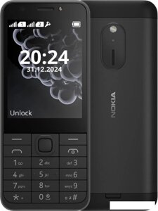 Кнопочный телефон Nokia 230 (2024) Dual SIM TA-1609 (черный)