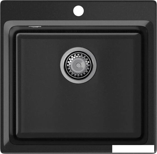 Кухонная мойка GranFest GF-LV-510 (черный)