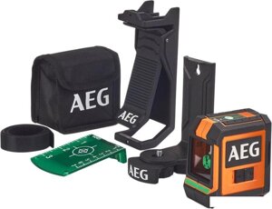 Лазерный нивелир AEG Powertools CLG220-K 4935472254 (с магнитным и потолочным кронштейнами)