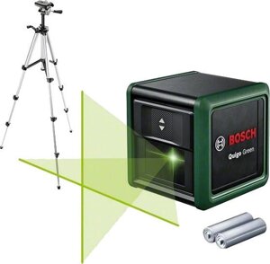 Лазерный нивелир Bosch Quigo Green 0603663C03 (штатив, батарейки)