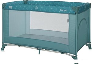Манеж-кровать Lorelli Torino 1 2022 (арктический, цветочный)