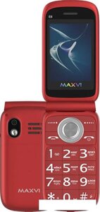 Мобильный телефон Maxvi E6 (красный)