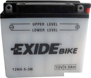 Мотоциклетный аккумулятор Exide Conventional 12N5.5-3B (5.5 А/ч)