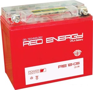 Мотоциклетный аккумулятор Red Energy 1205 (YTX5L-BS, YTZ7S) (5 А·ч)