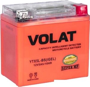 Мотоциклетный аккумулятор VOLAT YTZ7S-BS (iGEL) (6 А·ч)