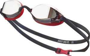 Очки для плавания Nike Legacy Mirror NESSD130931 (черный/красный)