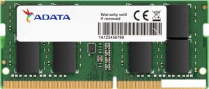 Оперативная память A-data premier 4гб DDR4 2666 мгц AD4s26664G19-RGN