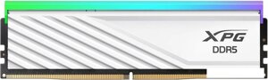 Оперативная память ADATA XPG lancer blade RGB 16гб DDR5 6400 мгц AX5u6400C3216G-slabrwh