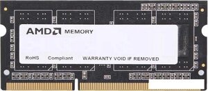 Оперативная память AMD 8GB DDR3 SO-DIMM PC3-12800 R538G1601S2sl-U